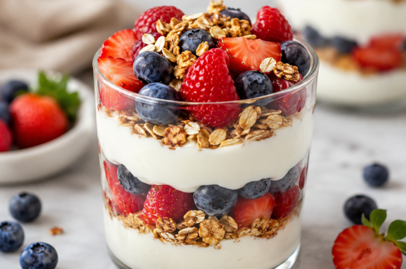 Greek Yogurt Berry Parfaits