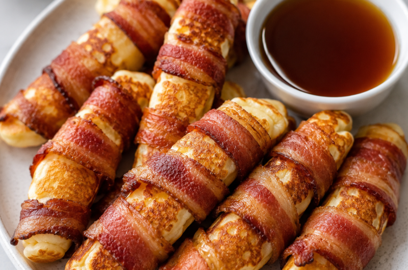 Bacon Pancake Dippers