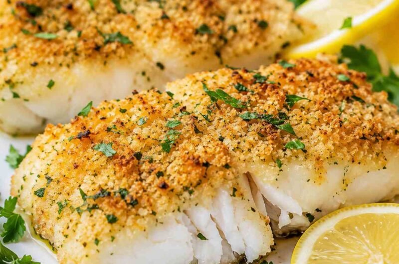 Baked cod with panko recipe