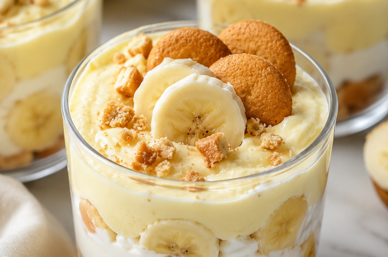 Banana Pudding Protein Yogurt Cups