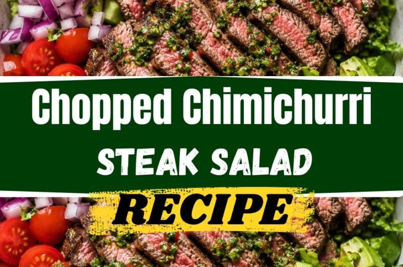 Chopped Chimichurri Steak Salad