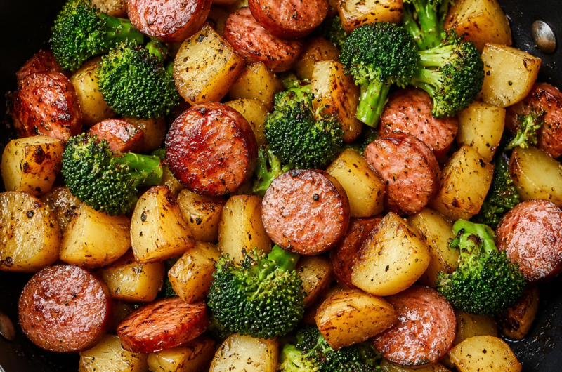Easy Kielbasa Skillet Dinner