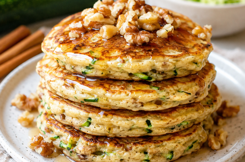 Meet Zucchini Bread Pancakes
