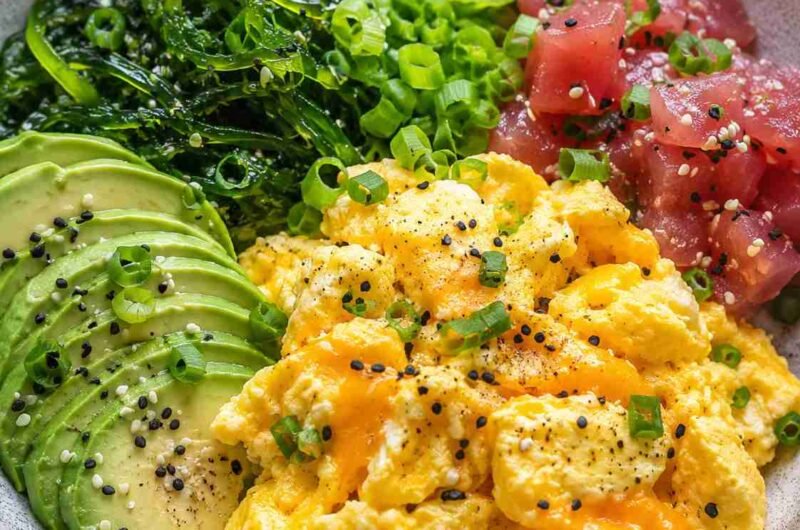 Poke Scrambled Eggs