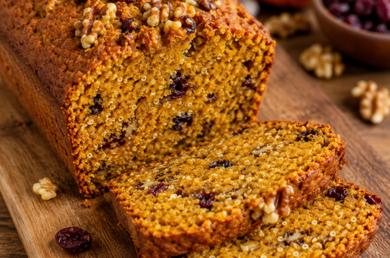 Pumpkin Quinoa Bread