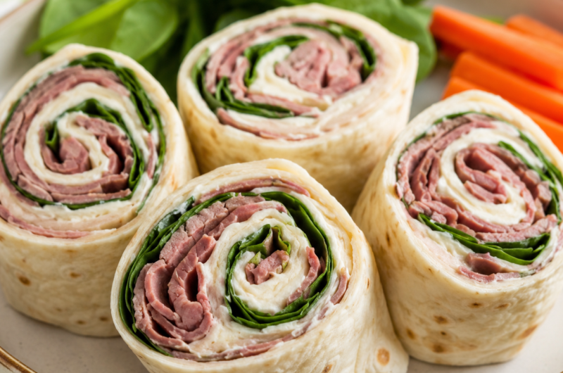Roast Beef Horseradish Roll-Ups