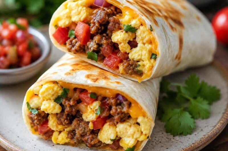 Southwest Breakfast Burritos