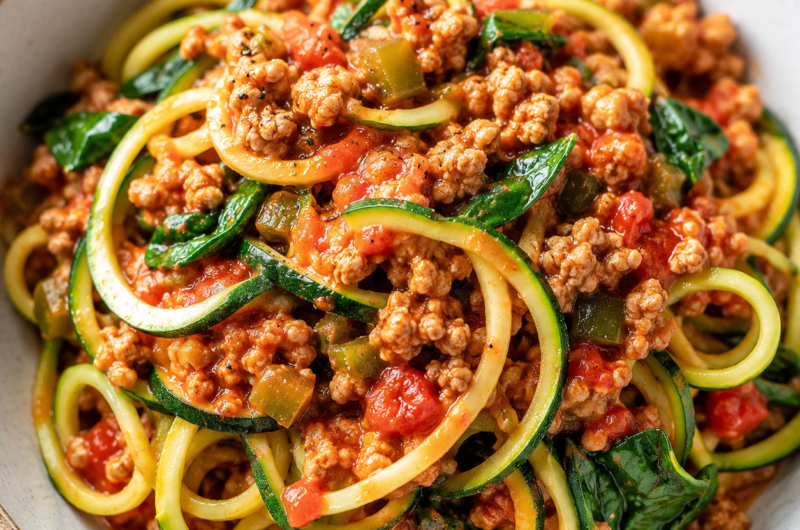 Turkey Spaghetti Zoodles