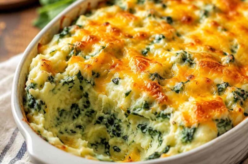 Sally’s Spinach Mashed Potatoes