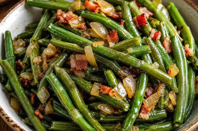 Copycat Texas Roadhouse Green Beans
