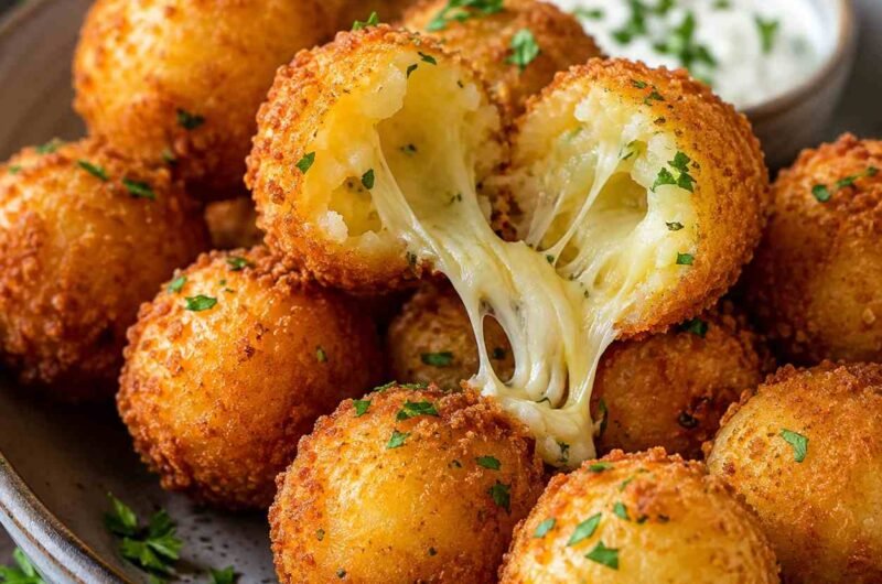Crispy Cheesy Potato Balls