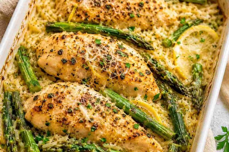 Dump and Bake Lemon Chicken