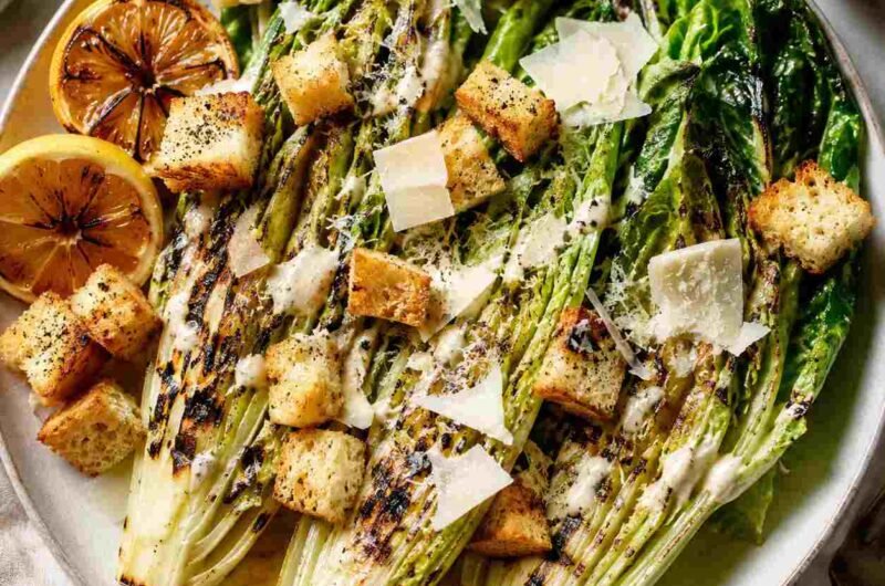 Grilled Romaine Caesar Salad