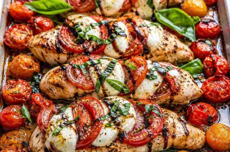 Sheet Pan Caprese Chicken