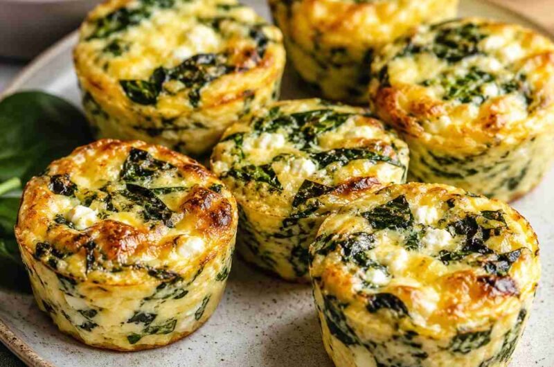 Spanakopita Egg Bites