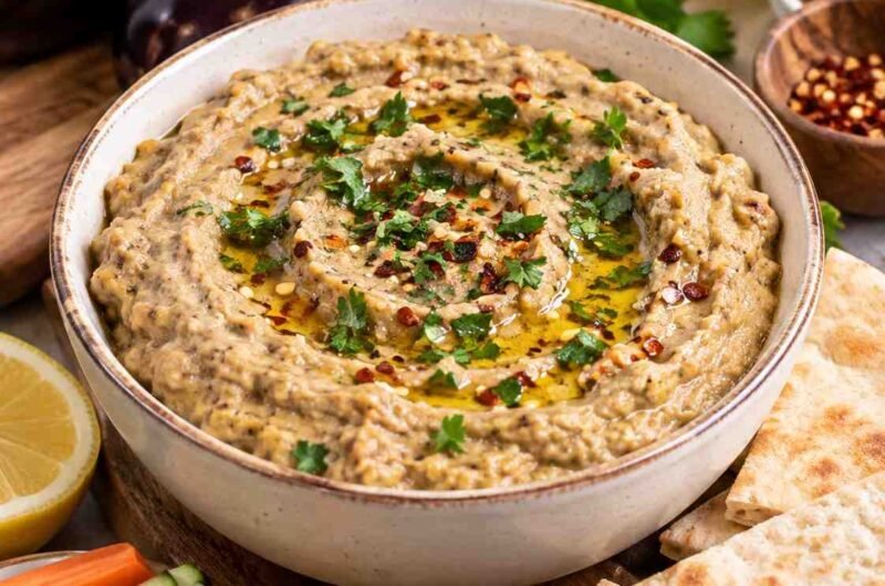 Aubergine dip recipe