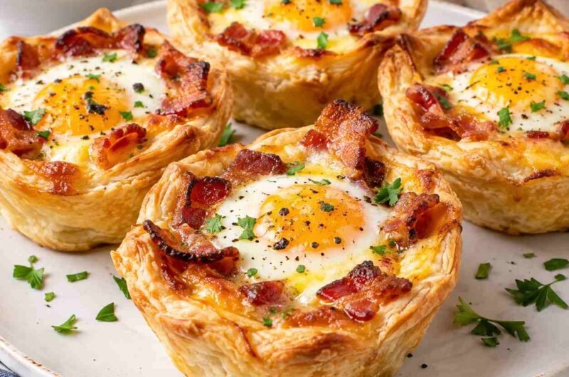 Bacon and Egg Breakfast Tarts
