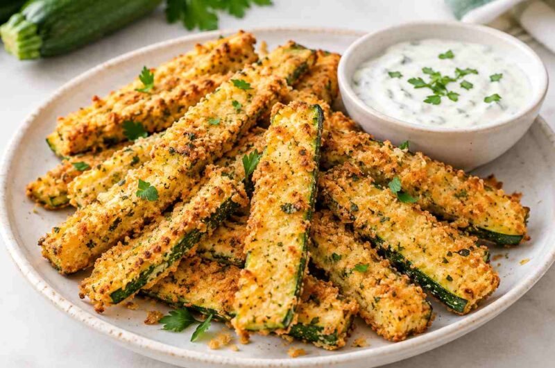 Crispy Baked Zucchini Fries