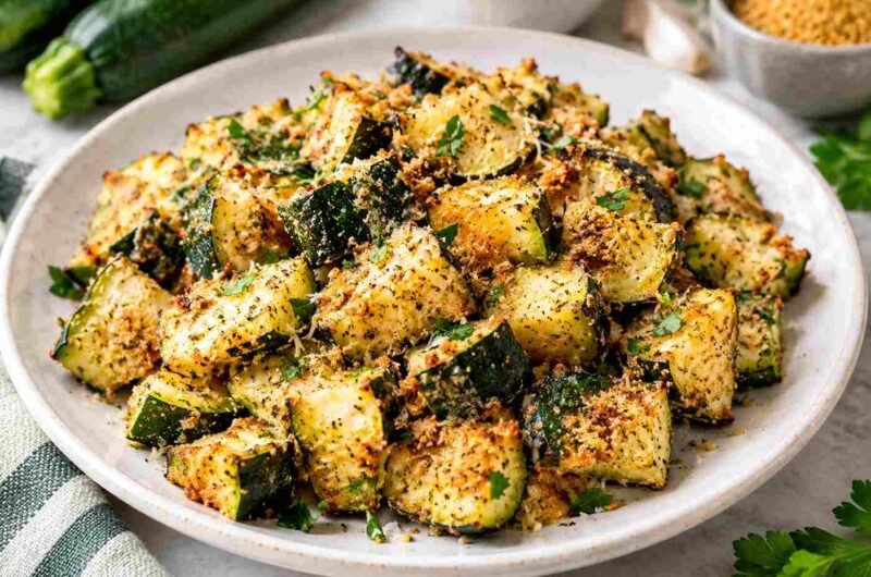 Easy Roasted Zucchini