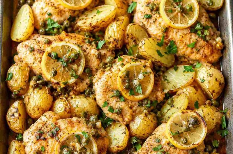 Garnish with parsley.