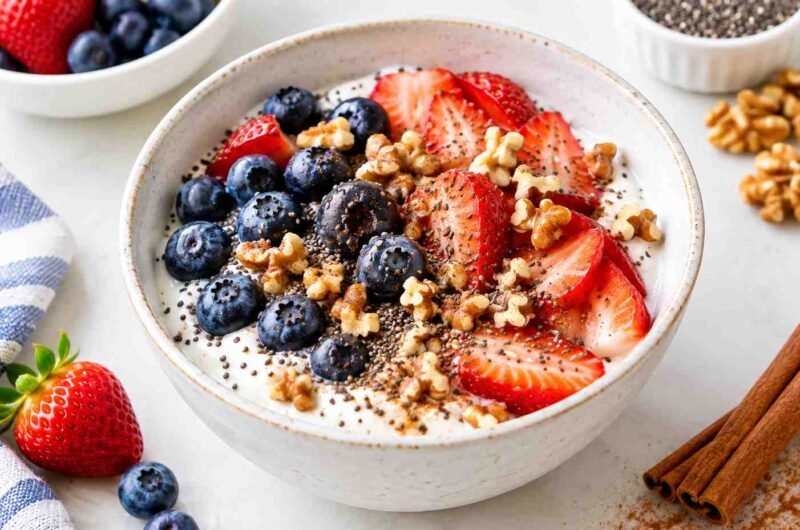 Greek Yogurt Berry Bowl