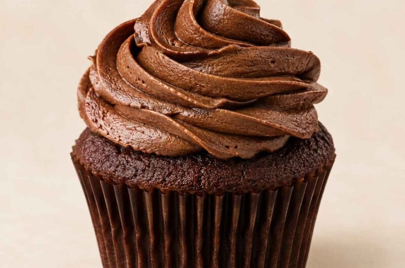 Guinness Cupcakes with Guinness Frosting
