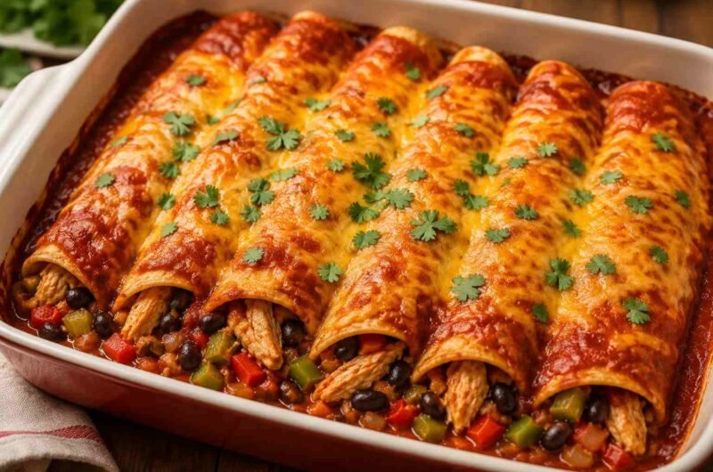 Healthier Chicken Enchiladas