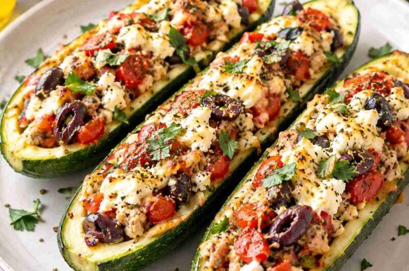 Mediterranean Zucchini Boats