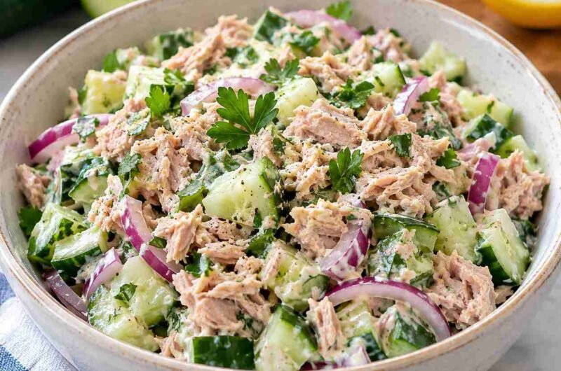 Tuna Cucumber Salad