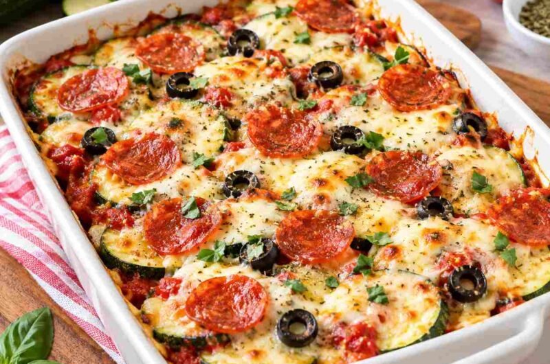 Zucchini Pizza Bake